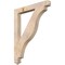 Ekena Millwork Funston Arts & Crafts Smooth Bracket, Douglas Fir, 3 1/2"W x 32"D x 40"H BKT04X32X40FST03SDF - alternate 1